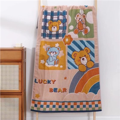 Zhiyang towel four -layer littering vaocya gauze cotton cotton face towel soft water absorption face towel factory price wholesale