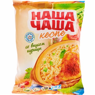 Лапша б/п Наша чаша "КУРИЦА" м/уп 60гр
