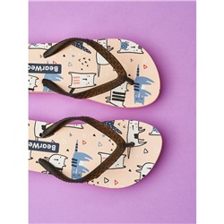 Сланцы «Котики» детские