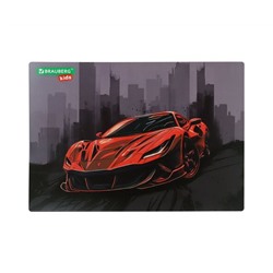 Настольное покрытие BRAUBERG KIDS, А3+, пластик, 46x33 см, Red car, 272368