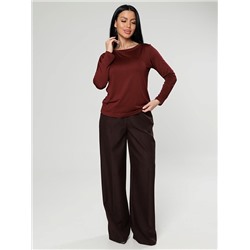 Женский лонгслив Энкар / бордовый