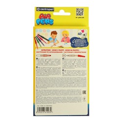 Фломастеры - блопены 5 цветов Centropen 1500/05 AirPens Bright Colours