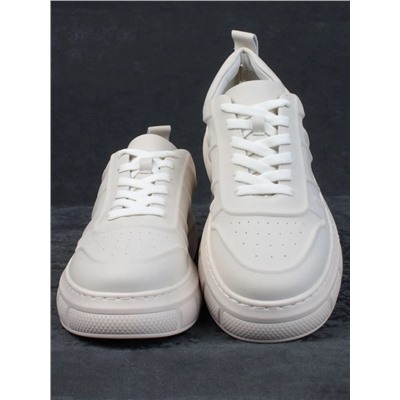 05-PDL255-2 BEIGE Кроссовки женские (натуральная кожа)