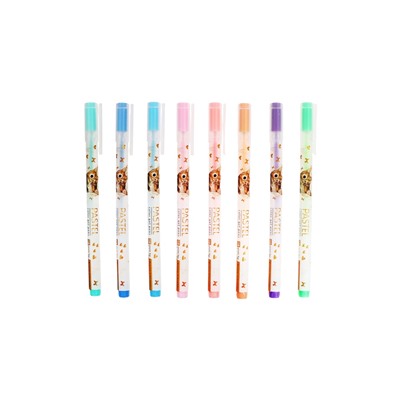Набор гелевых ручек 8цв PASTELS.LOVE ME. Котики приносят счастье, 0.8мм