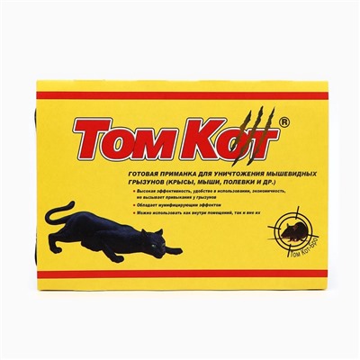 Средство от грызунов Джели «ТОМ КОТ БРО» ,гелеобразная примнака + гранулы от грызунов, контейнер, 100 г+150 г