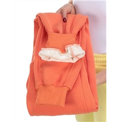 01 ORANGE Брюки спортивные женские на флисе (100% хлопок) 7986