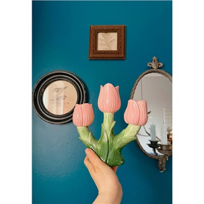 Подсвечник Floret для трех свечей из коллекции Blossom, 20 см