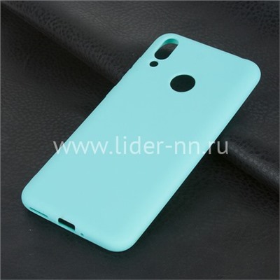 Задняя панель для Huawei Honor  8C Силикон матовый (бирюза)