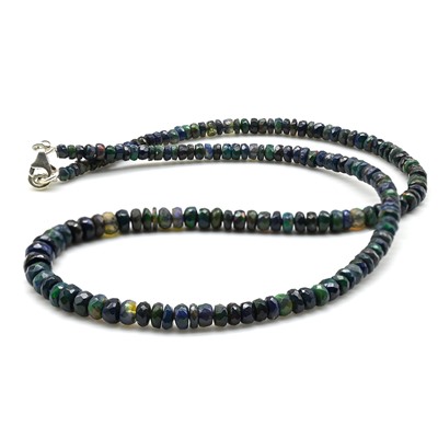 Украшение из Опала черного, 47см, 10,8г