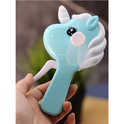 Портативный механический ручной вентилятор «Unicorn», mix, шоу-бокс 24 шт.