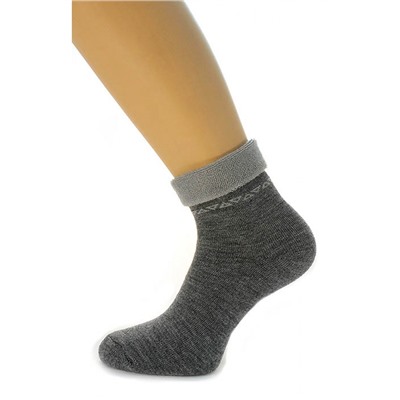 Носки женские М-2 махр т.серый