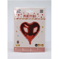 Шар фольгированный "Romance heart", (45 см)
