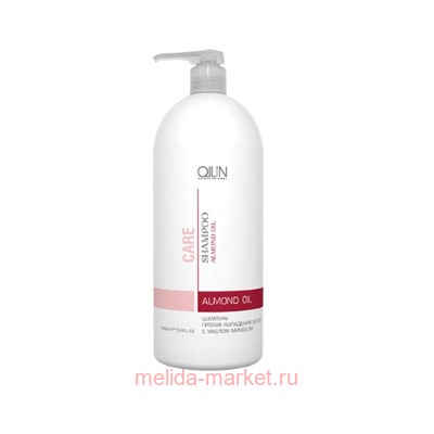 OLLIN CARE Шампунь против выпадения волос с маслом миндаля 1000мл