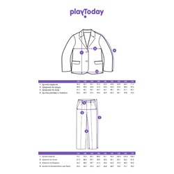 Комплект для девочки: брюки, пиджак