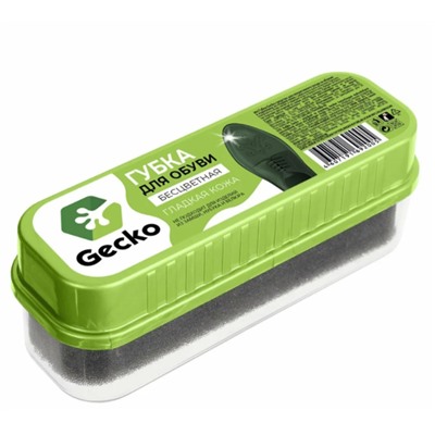 Губка для обуви стандарт "GECKO" бесцветная
