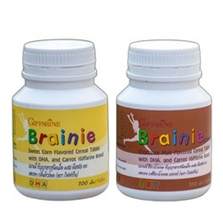 Детские жевательные витамины для мозга Brainie Giffarine 2 вкуса