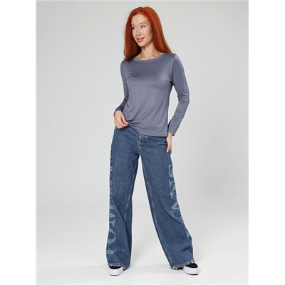 Женский лонгслив Энкар / серый