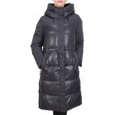 8986 DARK GRAY Пальто зимнее женское CORUSKY (200 гр. холлофайбера)
