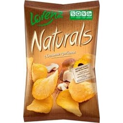 Картоф.чипсы Naturals с белыми грибами 100гр.1/25