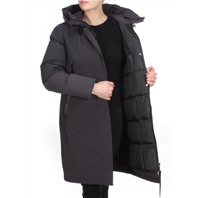 YR-961 DARK GRAY Пальто зимнее женское АЛИСА (200 гр. холлофайбера)