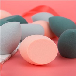 Набор спонжей O.TWO.O Flawless Memory Beauty Blendes Set 4 шт. (Бирюза)