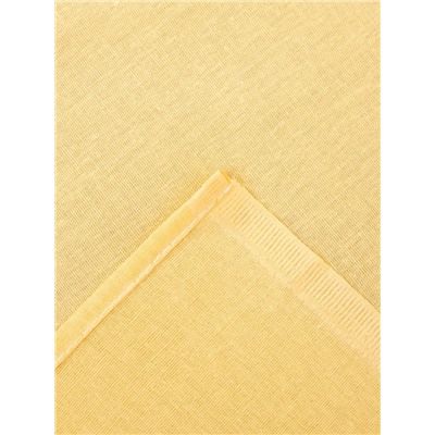Простыня 1.5 спальная «Этель», 150×220 см, жёлтая, бязь, хлопок 100%