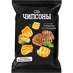 Чипсы Чипсоны со вкусом говядины со специями 90 г/ КДВ
