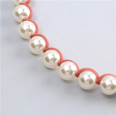 Ободок новогодний для волос с жемчугом «Желания исполнятся», 13 х 14 см