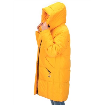 M-22123 YELLOW Пальто зимнее женское MEAJIATEER (био-пух)