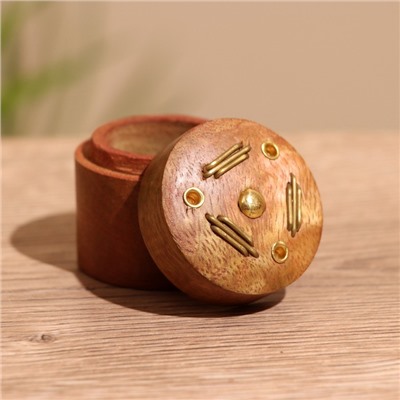 Подставка под благовония, 3.5×3.5×3.5 см, дерево шишам