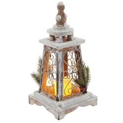 GAEM Изделие декоративное "Фонарь" c подсветкой (CR2032x2), L16 W15,5 H28 см