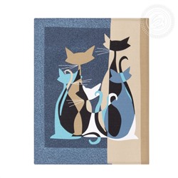 Полотенце рогожка набивное 50х60 №1547