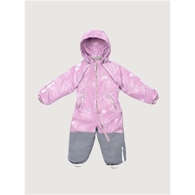 Комбинезон утеплённый для девочки NIKASTYLE 8м1625 Орхидея серый