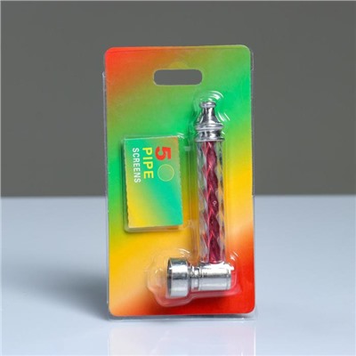 Трубка для курения, 5 сеточек, 8.5×3 см