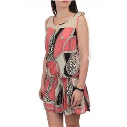NK3910 CORAL Платье летнее (65% хлопок, 35% вискоза)