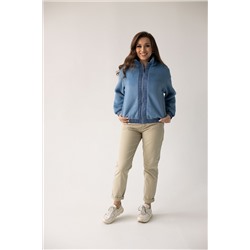 Куртка женская демисезонная 23790 (голубой/тедди)