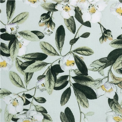 Скатерть Доляна Apple flowers 146х110 см, 100% хл, рогожка 164 г/м2
