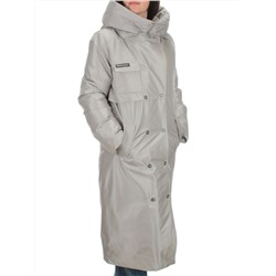 EAC327 LT.GRAY Пальто зимнее женское (200 гр. холлофайбера)