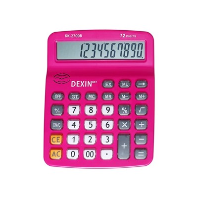 Калькулятор настольный 12-разрядный КК-2700 В, МИКС