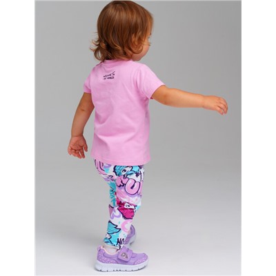 Комплект для девочки: футболка, леггинсы