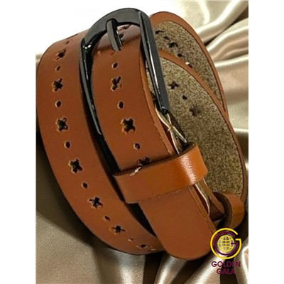 Ремень женский из экокожи 115 см Р21 тип 4