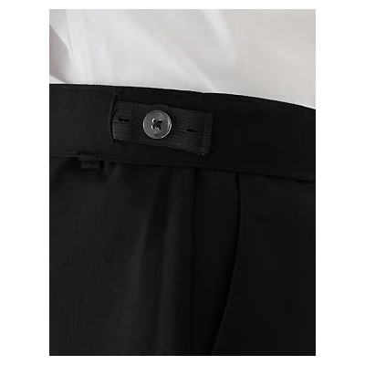 2pk Girls' Slim Leg School Trousers (2-18 Yrs)