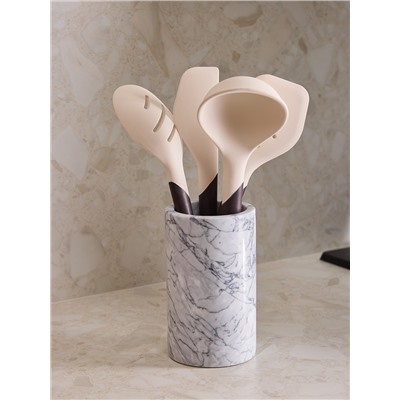 Лопатка SmartChef, 32 см, бежевая/бордовая