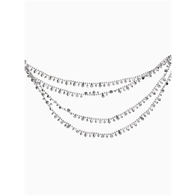 Бусы на ёлку «Кристаллики», длина 2.7 м, МИКС