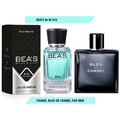 Beas M210 C Bleu De C Men edp 25 ml, Парфюм мужской Beas M210 создан по мотивам аромата C Bleu De C