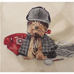 Детективы Йорк с трубкой Купон 46х46 см