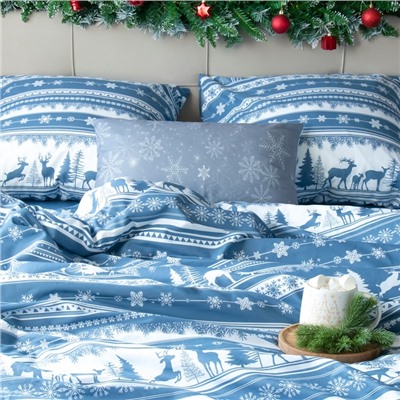 Постельное бельё "Этель" 1.5 сп Scandi dream 143х215 см, 150х214 см, 70х70 см - 2 шт, бязь