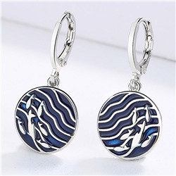 Серьги с замком кольцо арт. 22 7702 (id 278852)