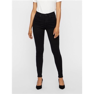 Vero Moda Sophia скинни джинсы черные с высокой талией M34