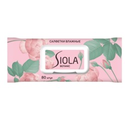 Салфетки влажные универсальные 80шт с клапаном SIOLA Botanic